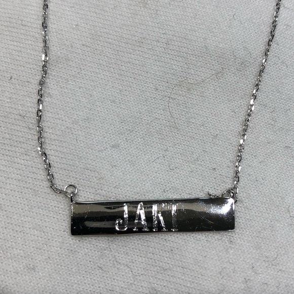 Sterling silver 925 bar necklace - Picture 5 of 6